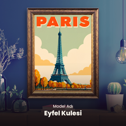 İkonik Eserler Sayılarla Boyama Setleri