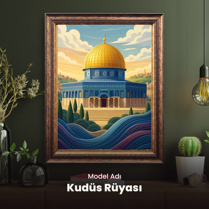 Dini Eserler Sayılarla Boyama Setleri